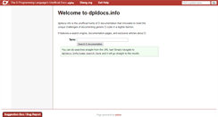 Desktop Screenshot of dpldocs.info